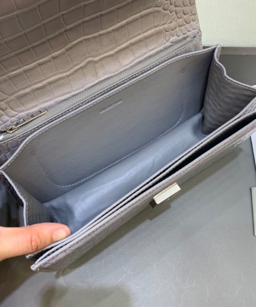 Balenciaga Gossip Small Shoulder Bag Gray, For Women, Women's Bags 9.1in/23cm