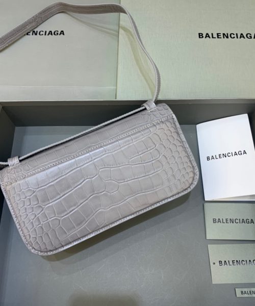 Balenciaga Gossip Small Shoulder Bag Gray, For Women, Women's Bags 9.1in/23cm