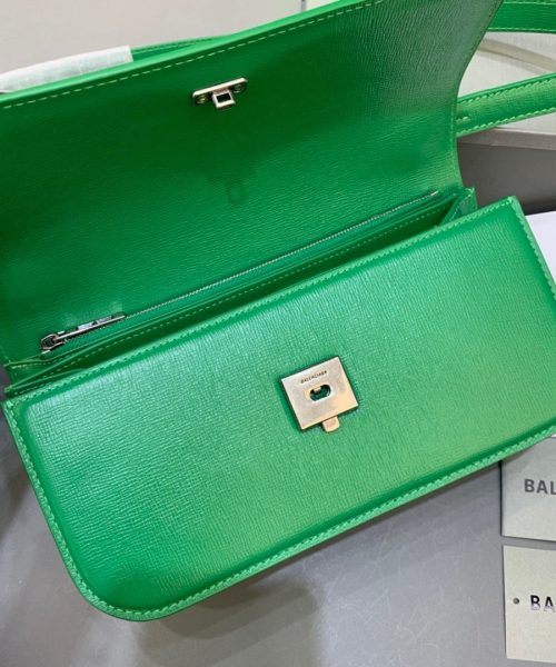 Balenciaga Gossip Small Shoulder Bag Green, For Women, Women's Bags 9.1in/23cm