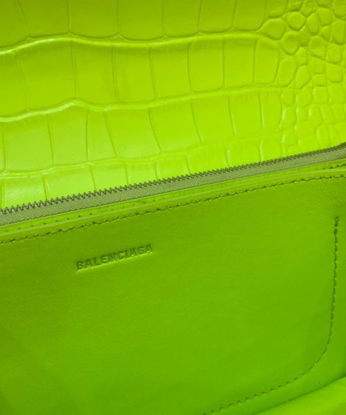 Balenciaga Gossip Small Shoulder Bag Green Neon, For Women, Women's Bags 9.1in/23cm