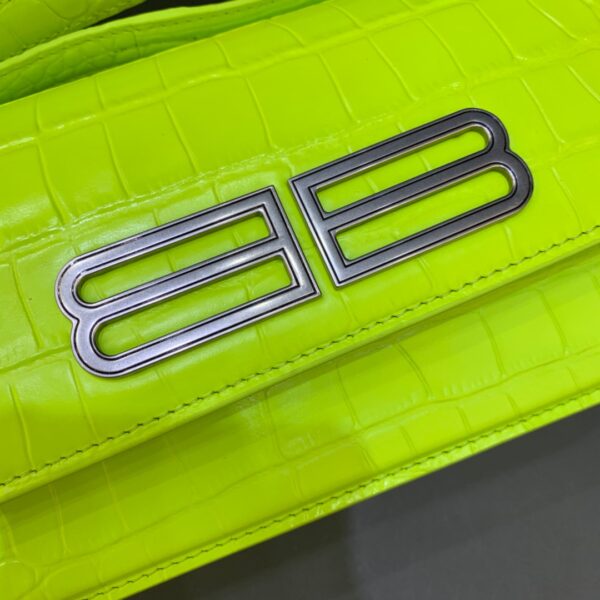 Balenciaga Gossip Small Shoulder Bag Green Neon, For Women, Women's Bags 9.1in/23cm