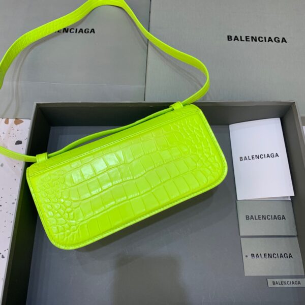 Balenciaga Gossip Small Shoulder Bag Green Neon, For Women, Women's Bags 9.1in/23cm