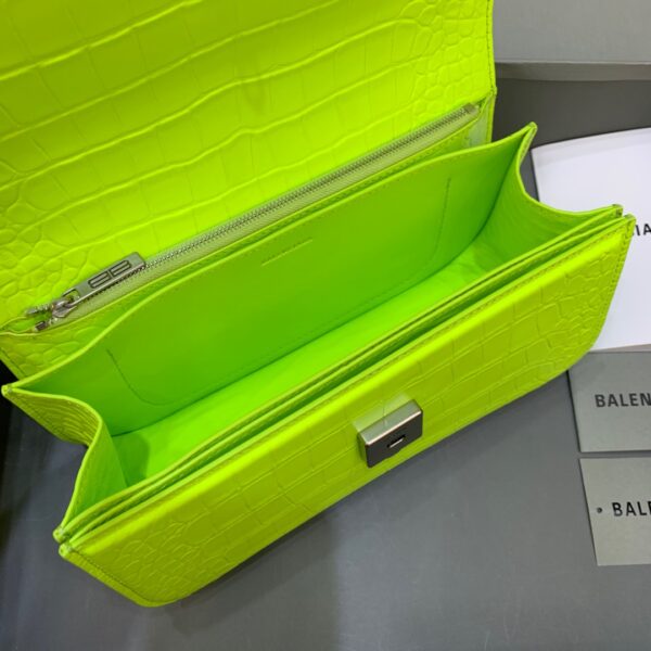 Balenciaga Gossip Small Shoulder Bag Green Neon, For Women, Women's Bags 9.1in/23cm