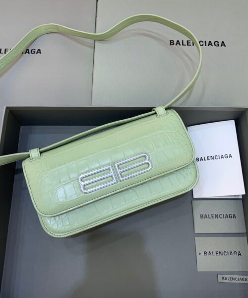 Balenciaga Gossip Small Shoulder Bag Light Green, For Women, Women's Bags 9.1in/23cm