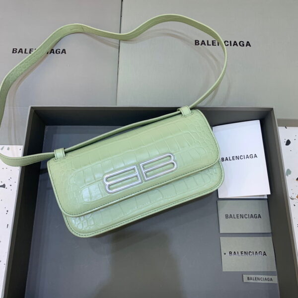 Balenciaga Gossip Small Shoulder Bag Light Green, For Women, Women's Bags 9.1in/23cm