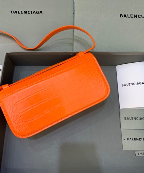 Balenciaga Gossip Small Shoulder Bag Orange, For Women, Women's Bags 9.1in/23cm