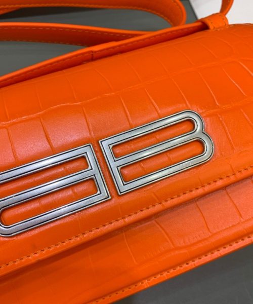 Balenciaga Gossip Small Shoulder Bag Orange, For Women, Women's Bags 9.1in/23cm