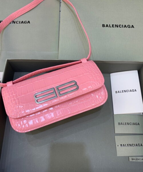 Balenciaga Gossip Small Shoulder Bag Pink, For Women, Women's Bags 9.1in/23cm
