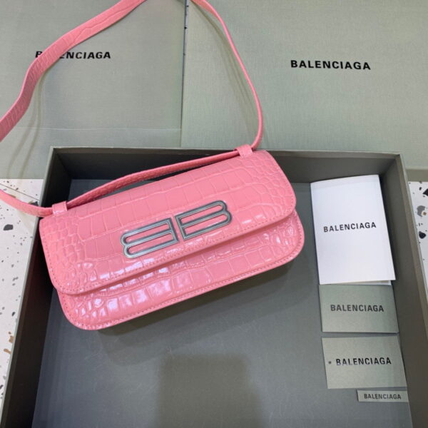 Balenciaga Gossip Small Shoulder Bag Pink, For Women, Women's Bags 9.1in/23cm