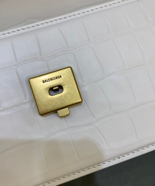 Balenciaga Gossip Small Shoulder Bag White, For Women, Women's Bags 9.1in/23cm