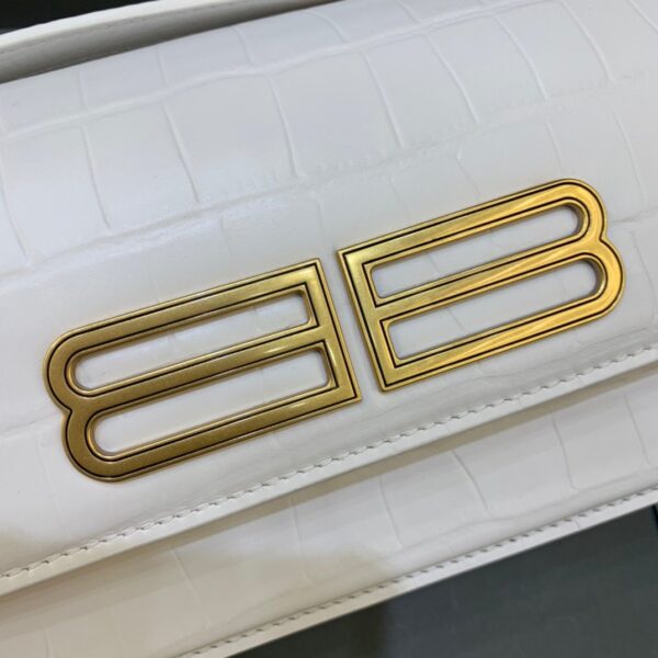 Balenciaga Gossip Small Shoulder Bag White, For Women, Women's Bags 9.1in/23cm