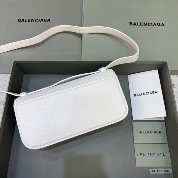 Balenciaga Gossip Small Shoulder Bag White, For Women, Women's Bags 9.1in/23cm