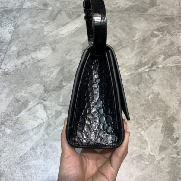 Balenciaga Hourglass Handbag In Black, For Women, Women's Bags 9.8in/25cm