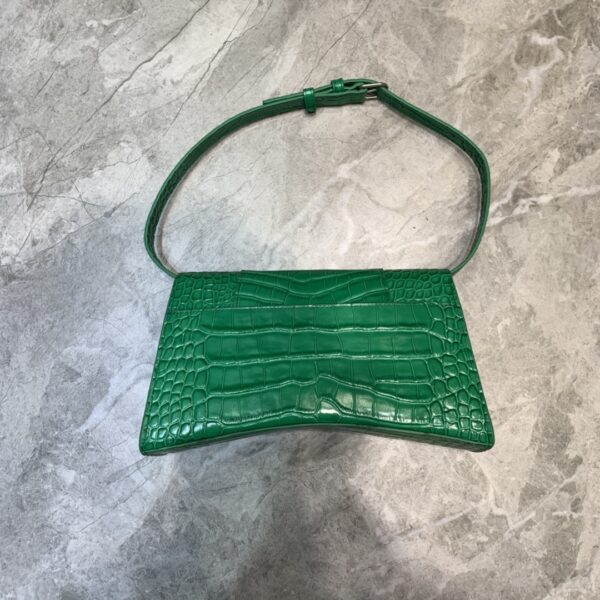 Balenciaga Hourglass Handbag In Green, For Women, Women's Bags 9.8in/25cm