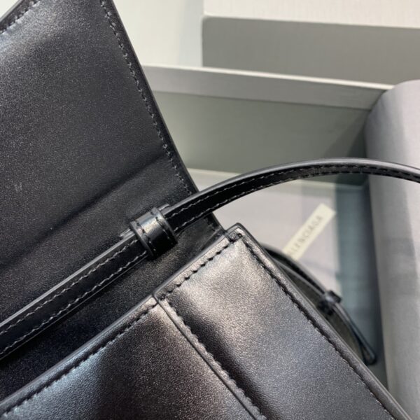 Balenciaga Hourglass Mini Handbag In Black, For Women, Women's Bags 4.7in/12cm