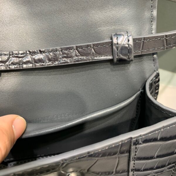 Balenciaga Hourglass Mini Handbag In Black, For Women, Women's Bags 4.7in/12cm