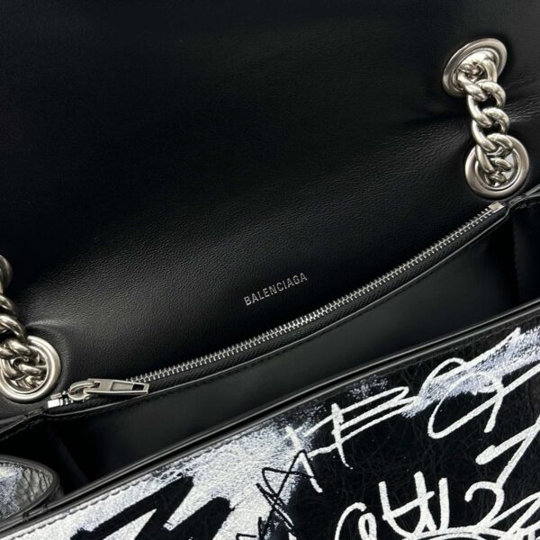 Balenciaga Hourglass Small Handbag Black For Women 12.2in/31cm