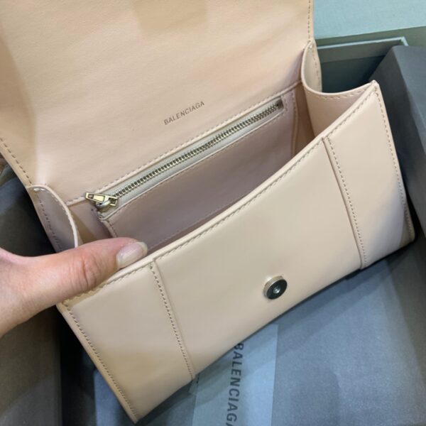 Balenciaga Hourglass Small Handbag In Beige, For Women, Women's Bags 9in/23cm