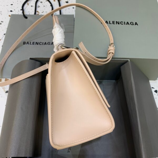 Balenciaga Hourglass Small Handbag In Beige, For Women, Women's Bags 9in/23cm