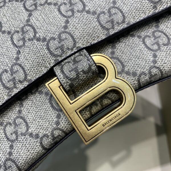 Balenciaga Hourglass Small Handbag In Beige, For Women, Women's Bags 9in/23cm