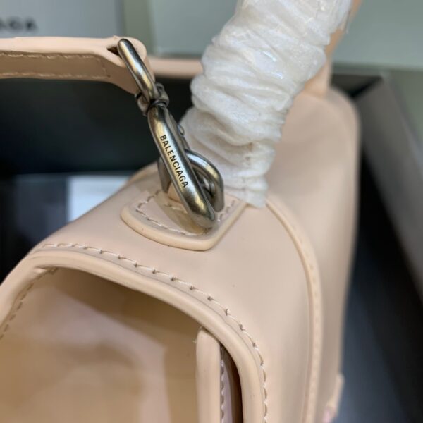 Balenciaga Hourglass Small Handbag In Beige, For Women, Women's Bags 9in/23cm