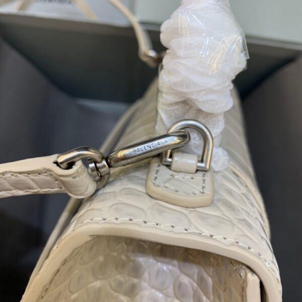 Balenciaga Hourglass Small Handbag In Beige, For Women, Women's Bags 9in/23cm