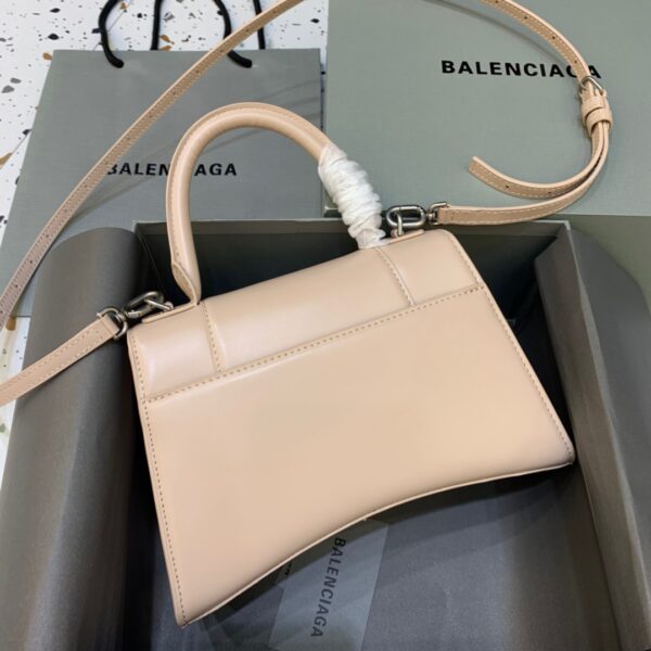 Balenciaga Hourglass Small Handbag In Beige, For Women, Women's Bags 9in/23cm