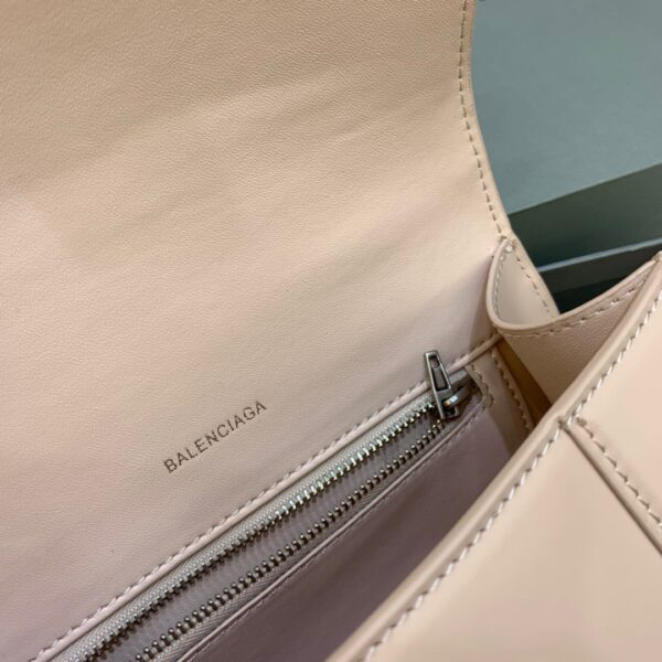 Balenciaga Hourglass Small Handbag In Beige, For Women, Women's Bags 9in/23cm