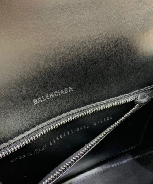 Balenciaga Hourglass Small Handbag In Black, For Women, Women's Bags 9in/23cm