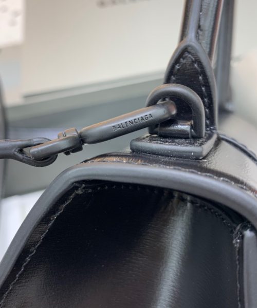 Balenciaga Hourglass Small Handbag In Black, For Women, Women's Bags 9in/23cm