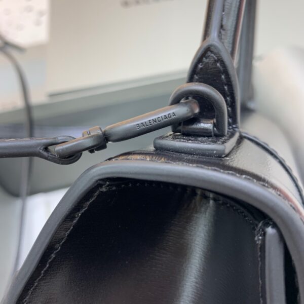 Balenciaga Hourglass Small Handbag In Black, For Women, Women's Bags 9in/23cm