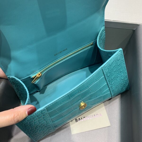 Balenciaga Hourglass Small Handbag In Blue, For Women, Women's Bags 9in/23cm
