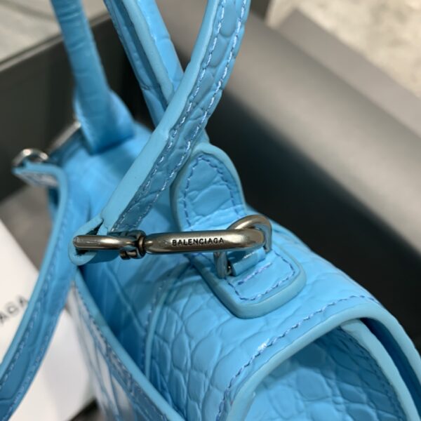 Balenciaga Hourglass Small Handbag In Blue, For Women, Women's Bags 9in/23cm