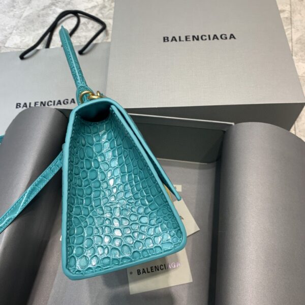 Balenciaga Hourglass Small Handbag In Blue, For Women, Women's Bags 9in/23cm