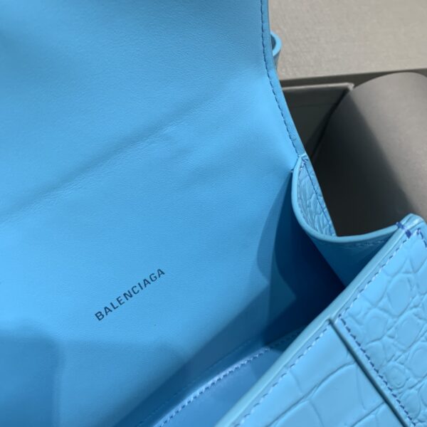 Balenciaga Hourglass Small Handbag In Blue, For Women, Women's Bags 9in/23cm