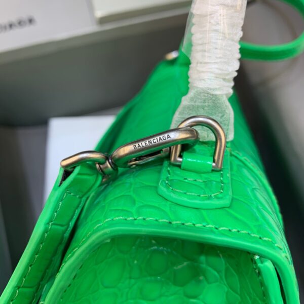 Balenciaga Hourglass Small Handbag In Bright Green, For Women, Women's Bags 9in/23cm