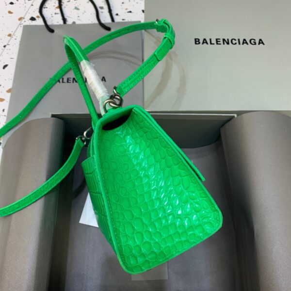 Balenciaga Hourglass Small Handbag In Bright Green, For Women, Women's Bags 9in/23cm