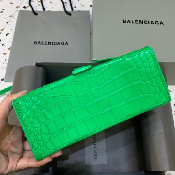 Balenciaga Hourglass Small Handbag In Bright Green, For Women, Women's Bags 9in/23cm