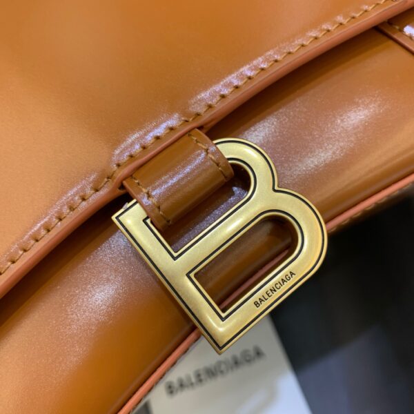Balenciaga Hourglass Small Handbag In Brown, For Women, Women's Bags 9in/23cm