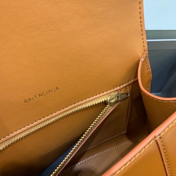 Balenciaga Hourglass Small Handbag In Brown, For Women, Women's Bags 9in/23cm