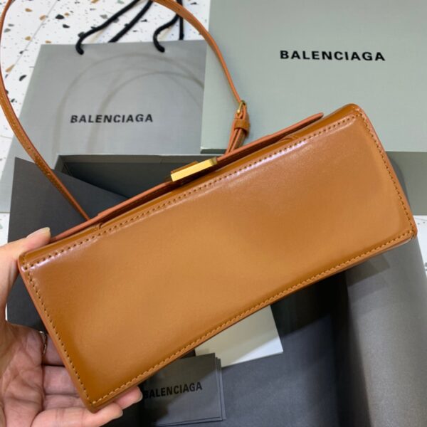 Balenciaga Hourglass Small Handbag In Brown, For Women, Women's Bags 9in/23cm