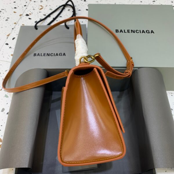 Balenciaga Hourglass Small Handbag In Brown, For Women, Women's Bags 9in/23cm