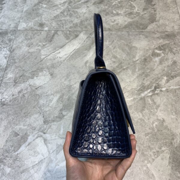 Balenciaga Hourglass Small Handbag In Dark Blue, For Women, Women's Bags 9in/23cm 5935461LRGM4611