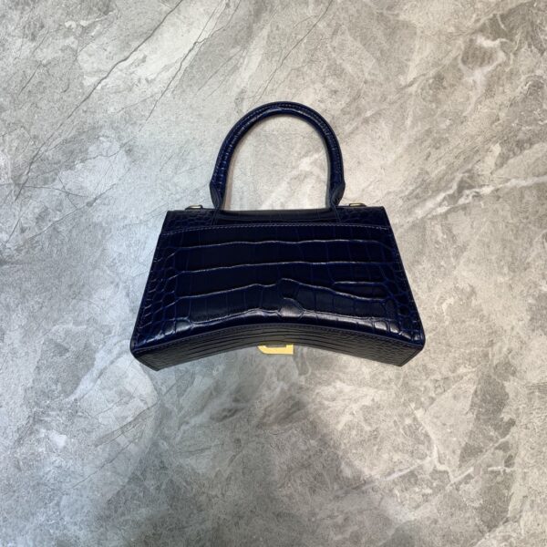 Balenciaga Hourglass Small Handbag In Dark Blue, For Women, Women's Bags 9in/23cm 5935461LRGM4611