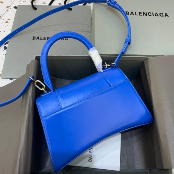 Balenciaga Hourglass Small Handbag In Dark Blue, For Women, Women's Bags 9in/23cm