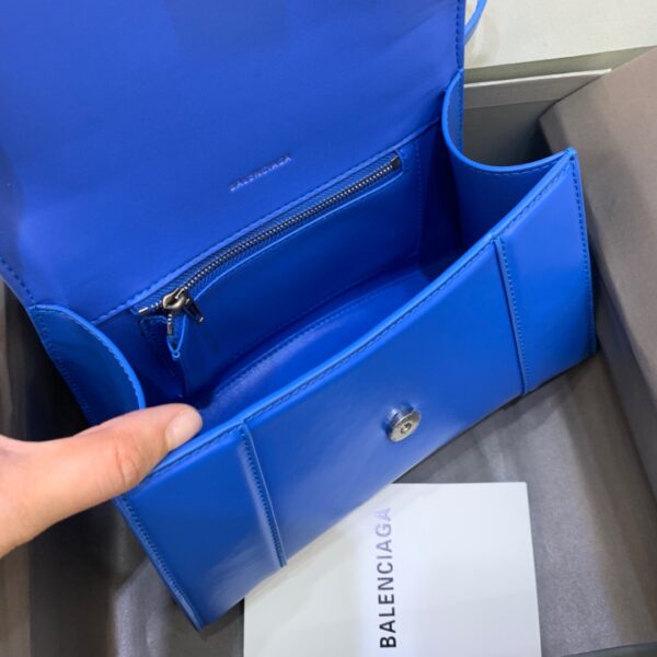 Balenciaga Hourglass Small Handbag In Dark Blue, For Women, Women's Bags 9in/23cm