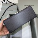 Balenciaga Hourglass Small Handbag In Dark Grey, For Women, Women's Bags 9in/23cm 5935462107U1309