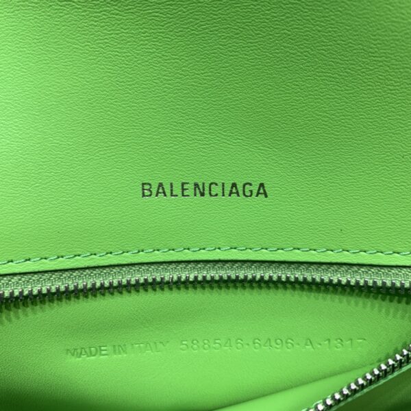 Balenciaga Hourglass Small Handbag In Green, For Women, Women's Bags 9in/23cm