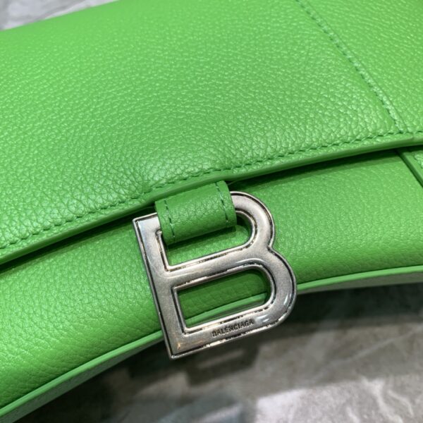 Balenciaga Hourglass Small Handbag In Green, For Women, Women's Bags 9in/23cm