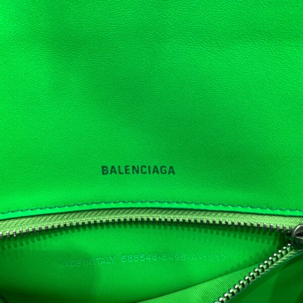 Balenciaga Hourglass Small Handbag In Green, For Women, Women's Bags 9in/23cm